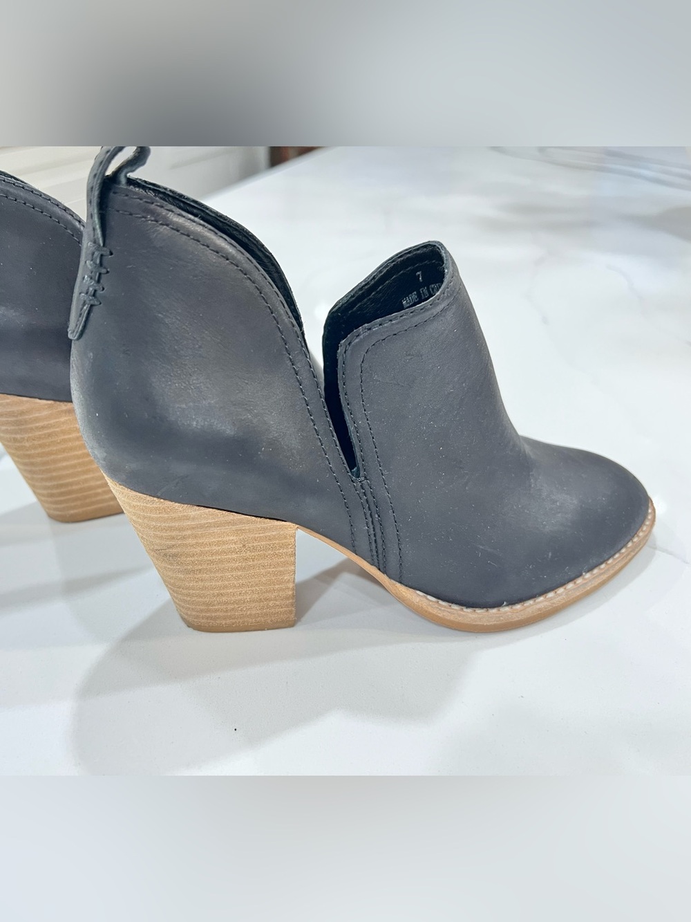 Jeffrey Campbell Rosalee Black Ankle Booties - Size 7